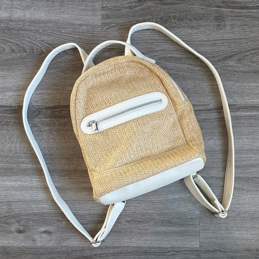 Wild Fable straw mini backpack